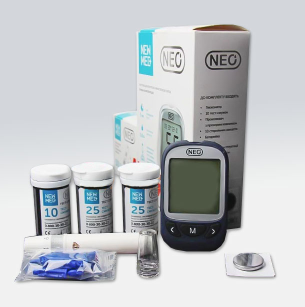 Глюкометр Neo New Med + Подарунок - 50 тест смужок - рис4 - Диабет-Техника