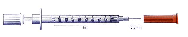 Шприці Інсулінові БД Мікро Файн Плюс U-100 1,0 мл - 100 шт - рис4 - Диабет-Техника