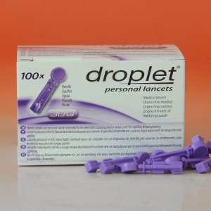 Універсальні ланцети Droplet 30G - 100 шт - рис1 - Диабет-Техника