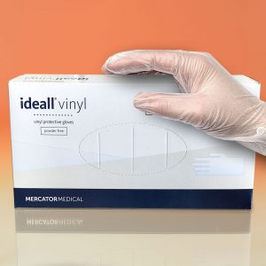 Перчатки Виниловые Ideal Vinyl Размер M - 100 шт - рис1 - Диабет-Техника