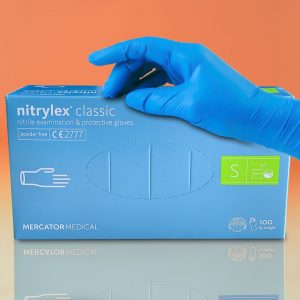 Рукавички Нітрилові Nitrylex Classic Розмір S - 100 шт - рис1 - Диабет-Техника