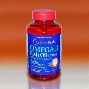 Рыбий жир Омега-3 Puritan's Pride 1200 мг - 100 Капсул - рис1 - Диабет-Техника