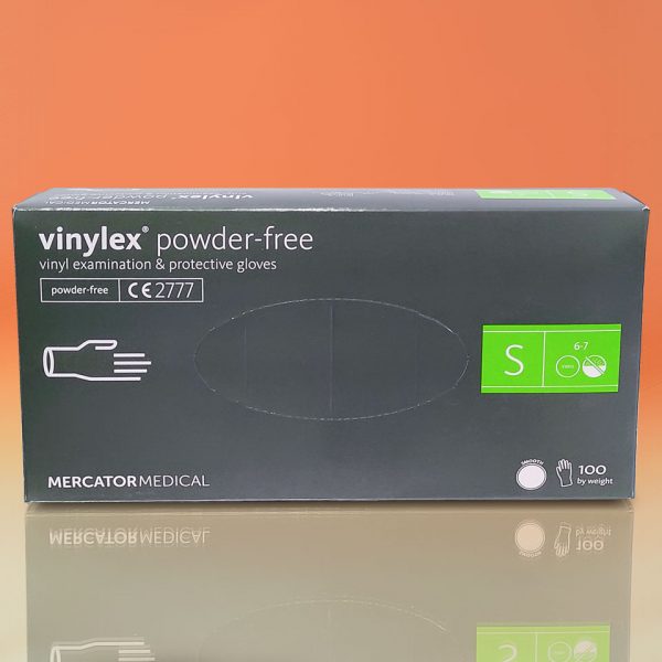 Рукавички Вінілові Mercator Vinylex Powder-Free Неопудрені, Розмір S, 100 шт - рис2 - Диабет-Техника