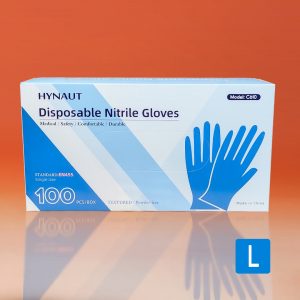 Одноразовые медицинские перчатки без пудры Hynaut размер L - рис1 - Диабет-Техника
