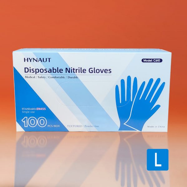 Одноразовые медицинские перчатки без пудры Hynaut размер L - рис1 - Диабет-Техника