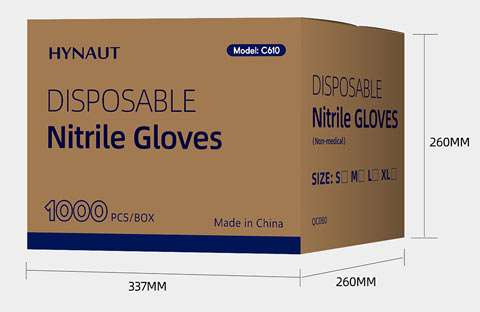 Одноразові медичні рукавички без пудри Hynaut розмір S - рис9 - Диабет-Техника