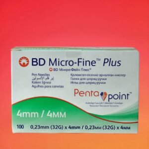 Голки Для Шприц-Ручок BD Micro-Fine Plus 4 мм - 100 шт - рис1 - Діабет-Техніка