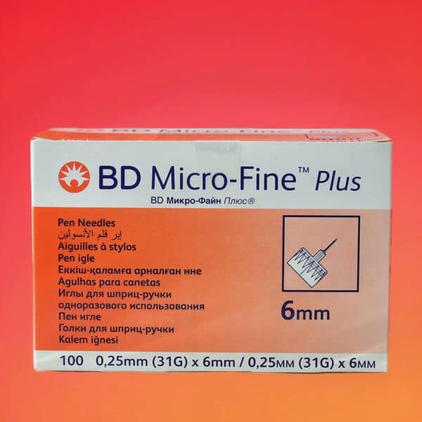 Голки Для Шприц-Ручок BD Micro-Fine Plus 6 мм - 100 шт - рис1 - Діабет-Техніка