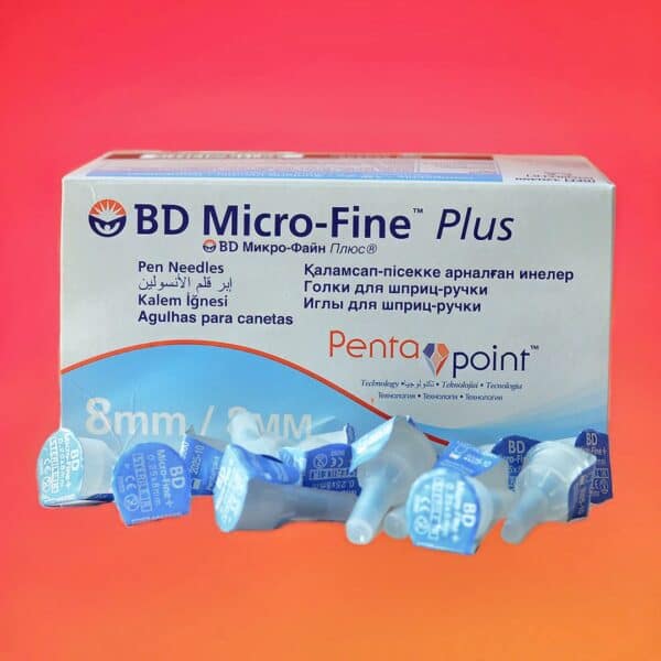 Голки Для Шприц-Ручок BD Micro-Fine Plus 8 мм - 10 шт - рис2 - Діабет-Техніка