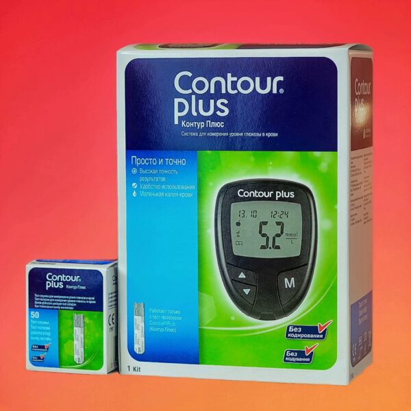 Набір Глюкометр та тест-смужки Contour Plus - рис1 - Діабет-Техніка