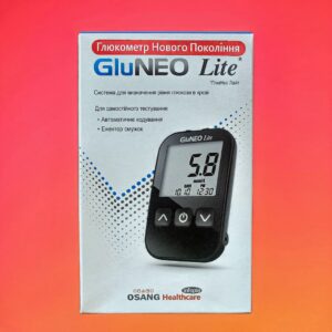 Глюкометр GluNeo Lite - Стартовий Набір - рис1 - Діабет-Техніка