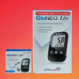 Глюкометр ГлюНео Лайт + 50 тест смужок - рис1 - Діабет-Техніка