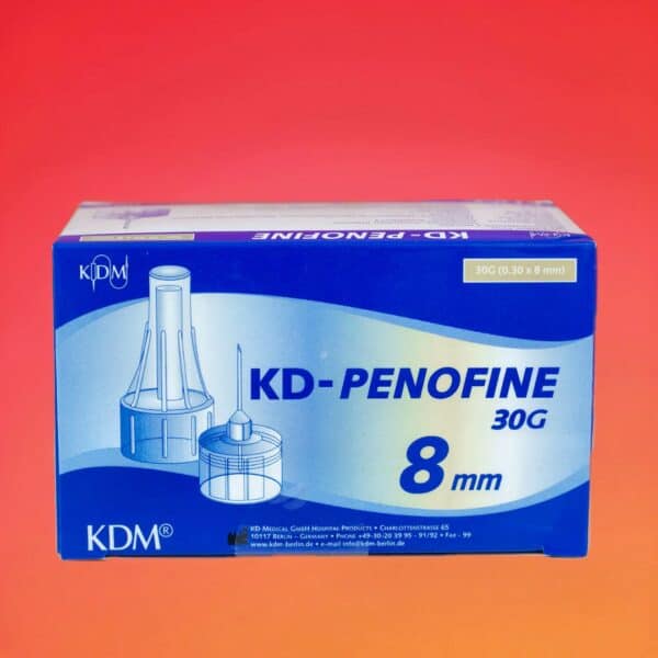 Голки Для Шприц-Ручок KD-Penofine 8 мм - 100 шт - рис1 - Діабет-Техніка