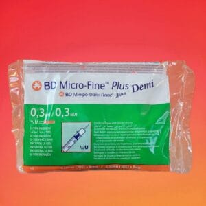 Шприци BD Micro Fine Plus Demi U-100 Інсулінові 0,3 мл - 10 шт - рис1 - Диабет-Техника