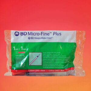 Шприцы Инсулиновые BD Micro Fine Plus U-40 1,0 мл - 10 шт - рис1 - Диабет-Техника