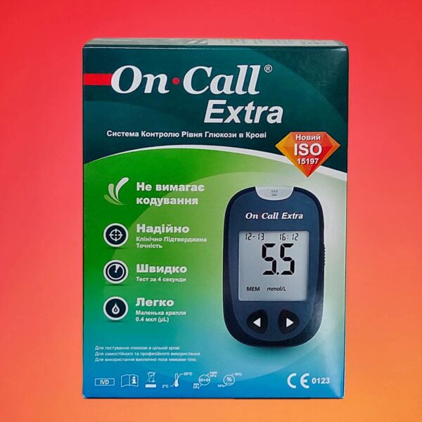 Глюкометр On Call Extra - Діабет-Техніка - рис1