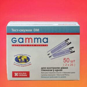 Тест полоски Gamma DM 50 шт - рис1 - Диабет-Техника