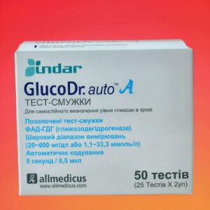 Тест смужки GlucoDr auto A 50 шт - рис1 - Диабет-Техника