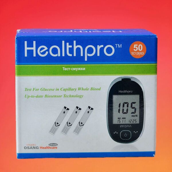 Тест полоски Healthpro 50 шт - рис1 - Диабет-Техника