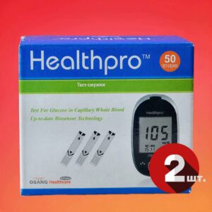 Тест смужки Healthpro 100 шт - рис1 - Диабет-Техника