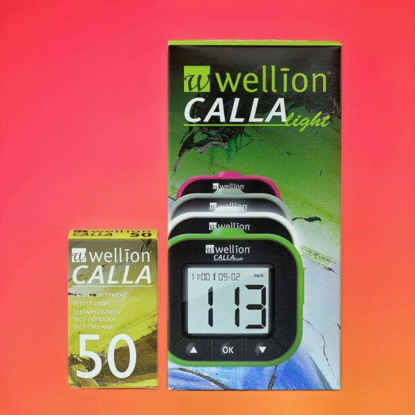 Глюкометр Wellion CALLA Light у наборі з тест-смужками та ланцетами - рис3 - Діабет-Техніка