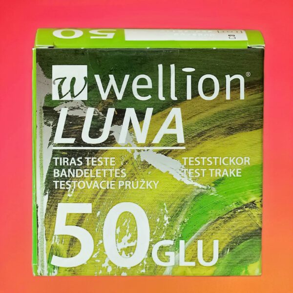 Тест смужки Wellion Luna 50 шт - рис1 - Діабет-Техніка